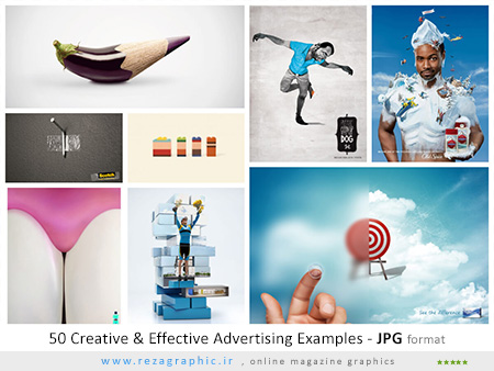 50 نمونه تصاویر تبلیغاتی خلاقانه و موثر 